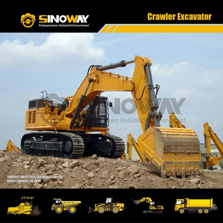 High Productivity Earthmover 70 Ton Hydraulic Backhoe Excavator for Sale