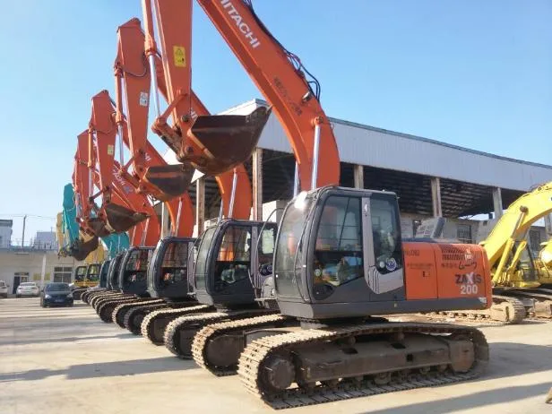 Excavadora Hitachi Digger Zaxis 160/135/130/120/100 70/55/60/120/100 Excavators Construction Machinery Equipment Used Crawler Excavator Zx120 for Sale