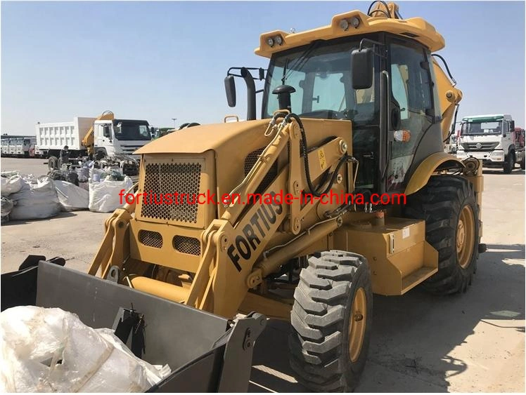 China Direct Factory 1cbm 2cbm Mini Wheel Backhoe Loader Selfloader Wheel Loader Bulldozer Demolition Machine Telescopic Handler Excavator 5% off on Discount