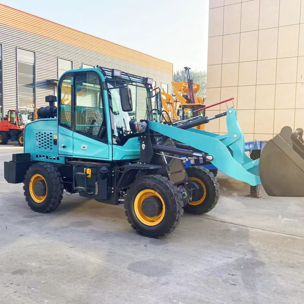 Cheapest Earth-Moving Machinery Small Mini Towable Backhoe Loader Excavator