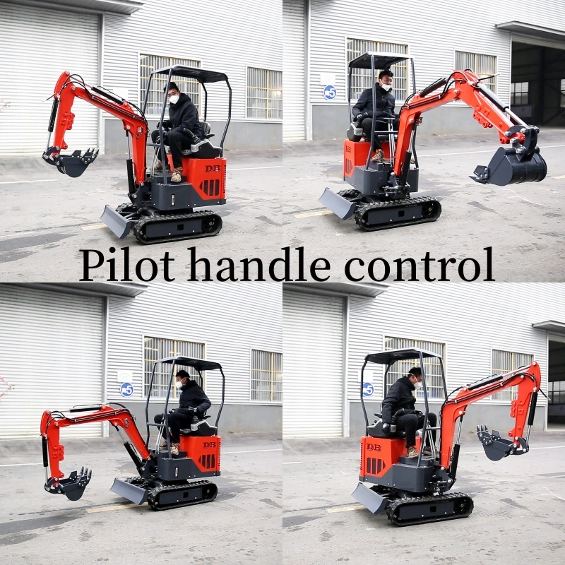 China Cheap Small/Micro/Mini Backhoe Hydraulic Digger Excavator for Indoor Demolition/Basement Backfill