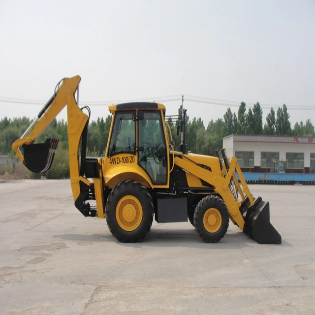 Small Hydraulic Backhoe Loader 2 Ton