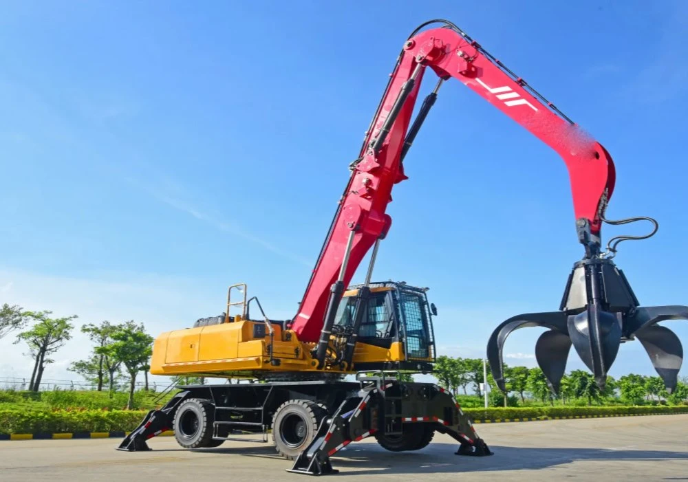 70ton 13.5m-19m Crawler/Wheeled Material Handler (SMHC70 R600PD LH60 LH110) for Port Handling