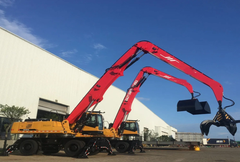 70ton 13.5m-19m Crawler/Wheeled Material Handler (SMHC70 R600PD LH60 LH110) for Port Handling