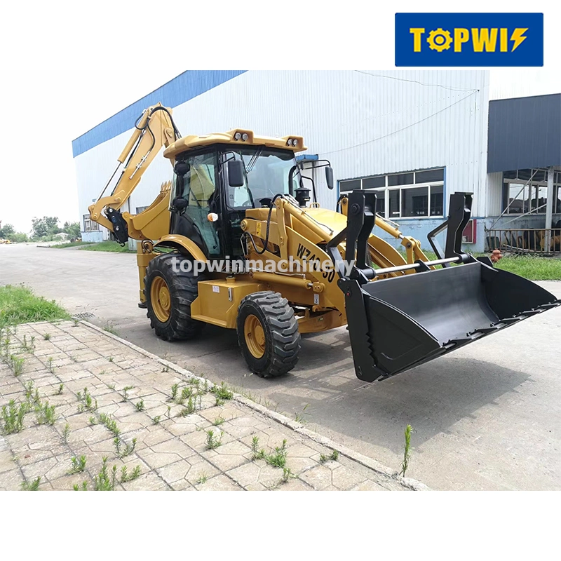 Chinese Hydraulic Heavy Equipment Mini Tractor Loader Backhoe