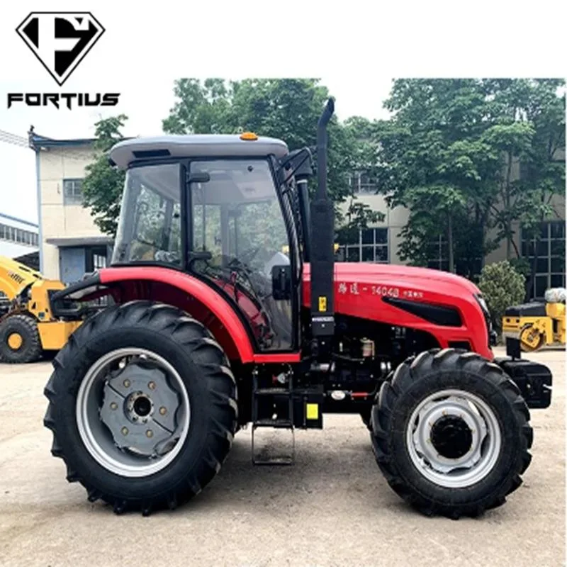 Good Quality Construction Machinery100HP 120HP Farming Four Wheel Drive Multi Functional Agriculture Tractor Garden Tractor with Front Loader