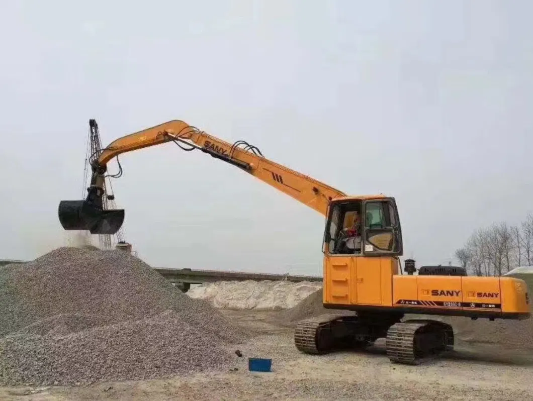 1.2cbm Loading Material Handler Hydraulic Clam Shell Grab Bucket for 20ton Excavator