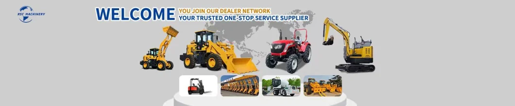 Factory Mini Loader/Small Loader/Backhoe Loader/Skid Steer Loader/Front End Loadertelescopic Wheel Loader Wheeled Excavatorwith 1ton 2ton 3ton 4tons 5tons 6tons