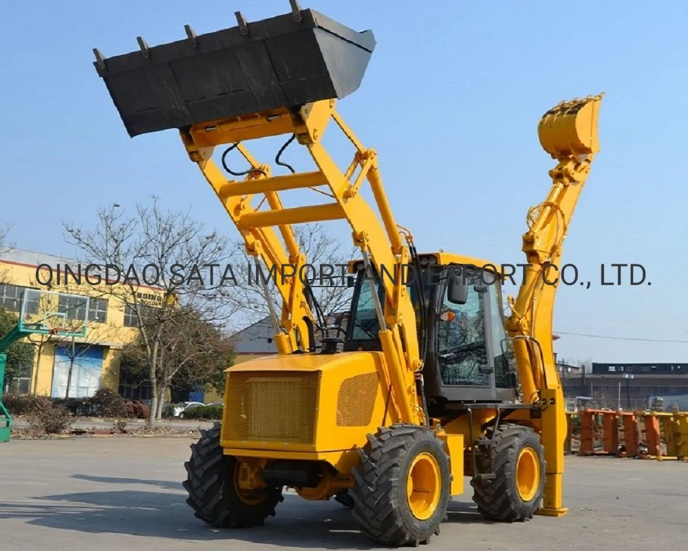 Wz30-25 Mini Tractor Loader with Excavator Front End Backhoe Loader