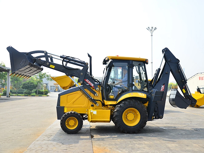 Famous Brand 65kw Xc870K Hydraulic Wheel Backhoe Loader for Sale