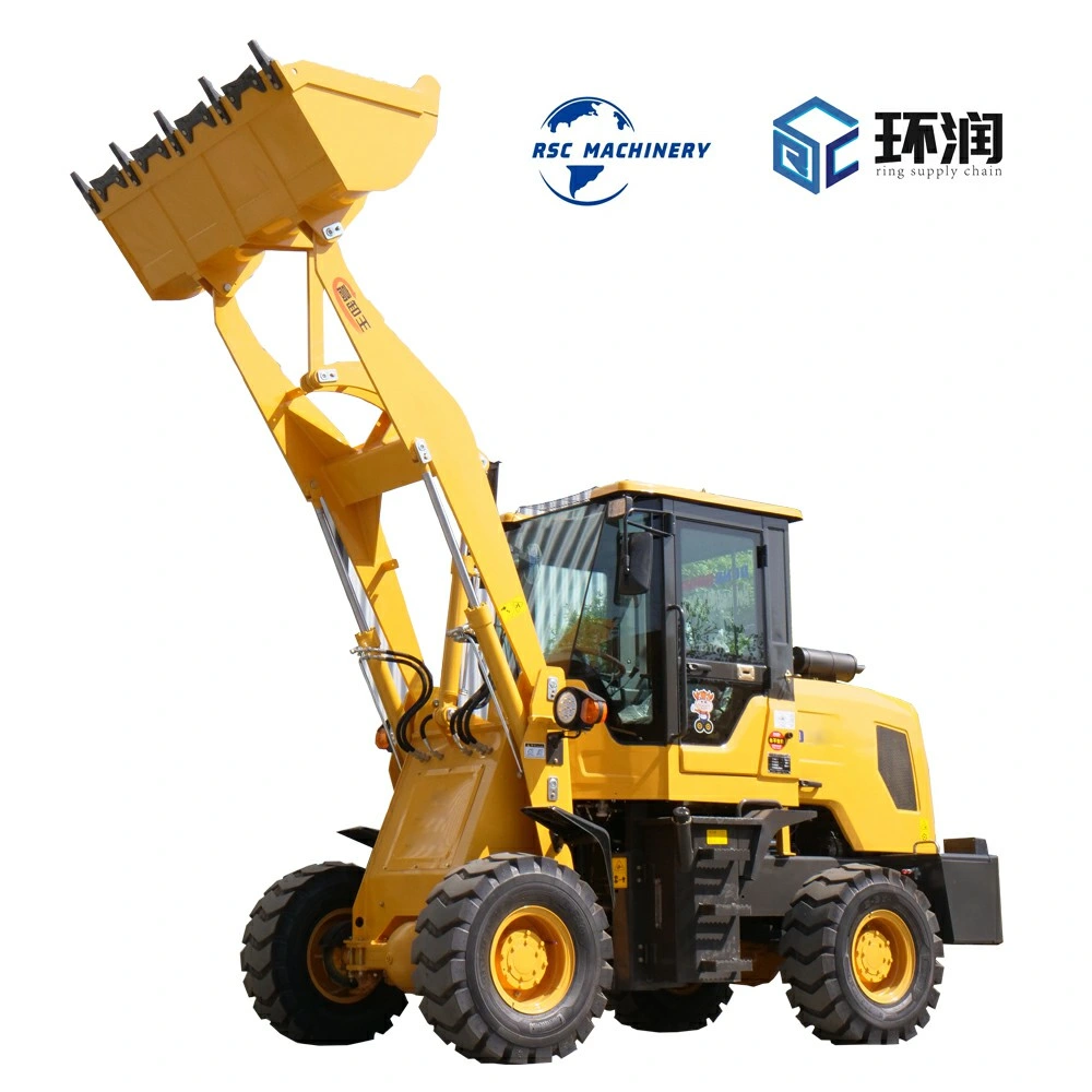 Factory Mini Loader/Small Loader/Backhoe Loader/Skid Steer Loader/Front End Loadertelescopic Wheel Loader Wheeled Excavatorwith 1ton 2ton 3ton 4tons 5tons 6tons