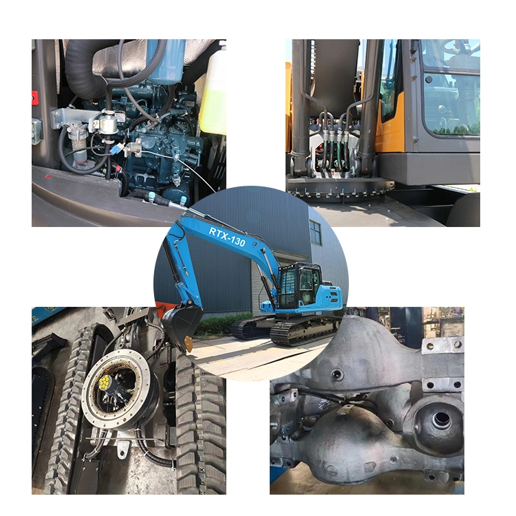 New Product Recommendation Mini Excavator Kubota Engine Big Arm Swing Chassis Telescopic DDP