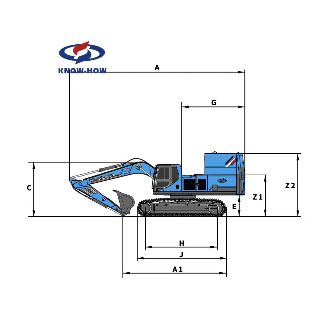 Nwm560f Know-How Excavator 52.5t Loading ,50t,60t Backhoe Loader,Big Mining Excavator,Heavy Excavator,China Qualified Equipment Crawler Machinery Huge Excavator