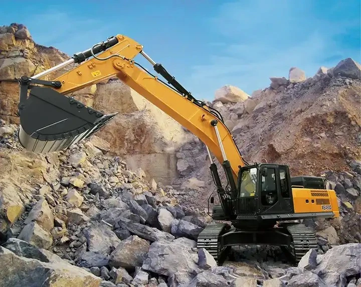 China Big Mining 49ton Hydraulic Crawler Excavator Xe490d with Rock Bucket