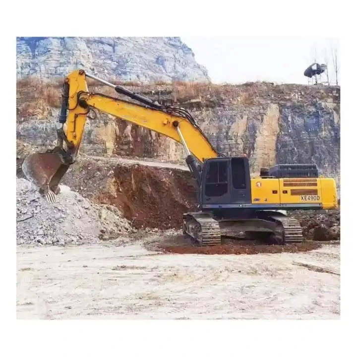 China Big Mining 49ton Hydraulic Crawler Excavator Xe490d with Rock Bucket