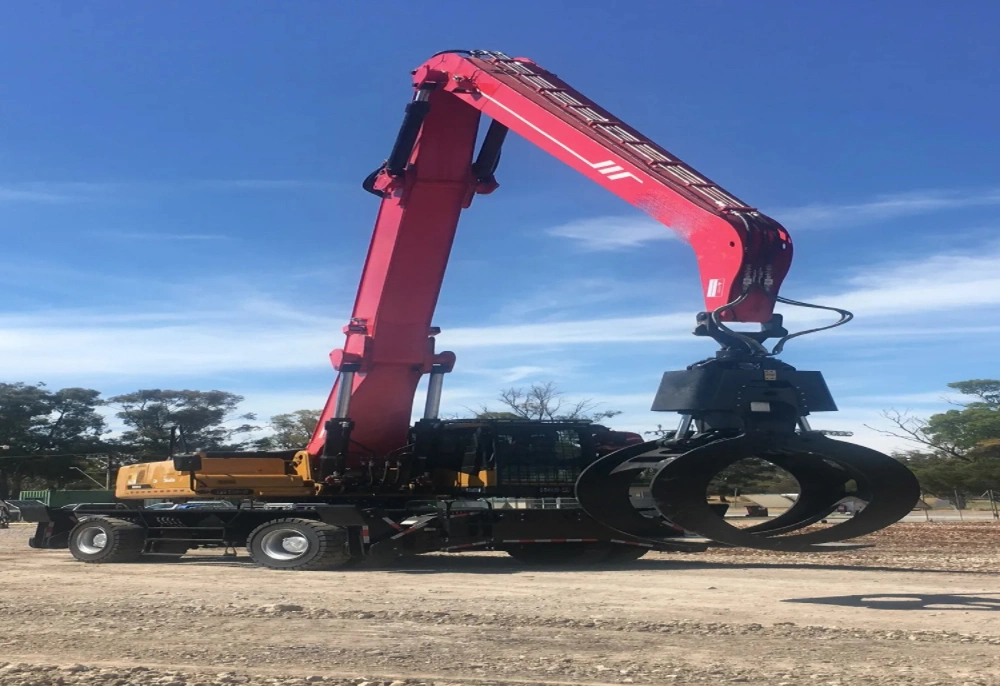 70ton 13.5m-19m Crawler/Wheeled Material Handler (SMHC70 R600PD LH60 LH110) for Port Handling