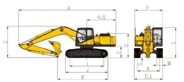 Carter CT160-8c (15t) Multifunction Backhoe Crawler Heavy Duty Backhoe Excavators