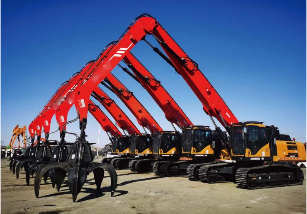 70ton 13.5m-19m Crawler/Wheeled Material Handler (SMHC70 R600PD LH60 LH110) for Port Handling