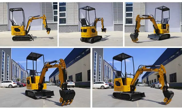 Free Shipping Brand New Small 0.8 1 Ton Mini Crawler Diesel Excavator 1000kg Diesel Electric Mini Excavator Euro V EPA Compliant