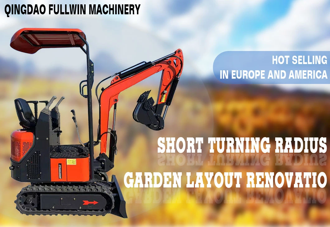 Construction Machinery Diesel Engine Business Mini Crawler Excavator with CE EPA