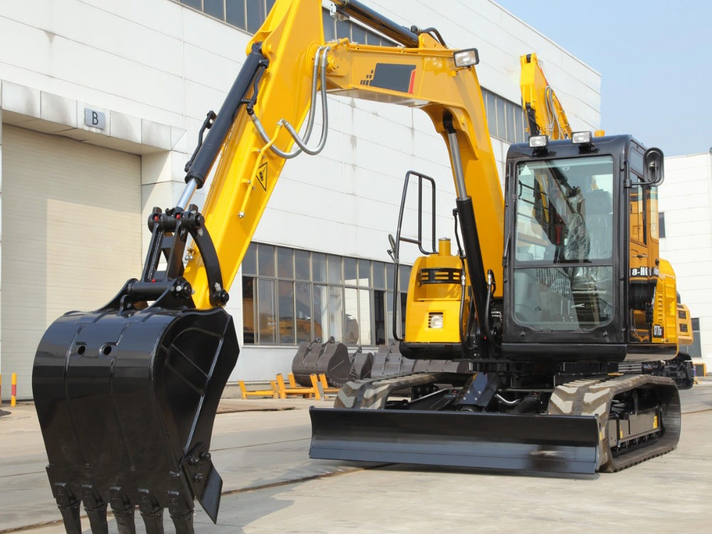 Crawler Excavator Sy80u with Best Quality for Road Construction Machinery