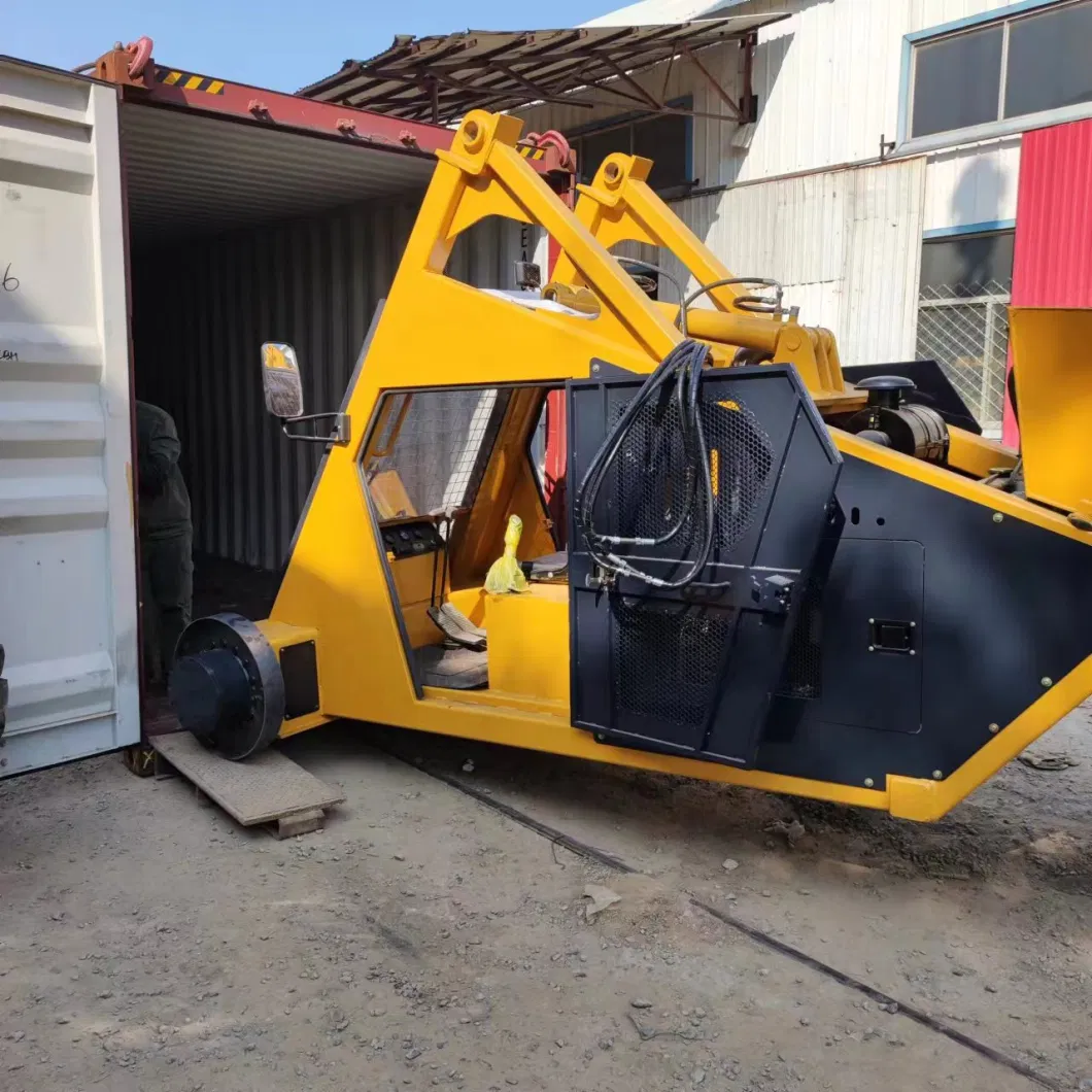 215HP Hydrauclic Sugarcane Loader 4 Wheels Grapple Grabber 11 Tons Small Sugarcane Loader