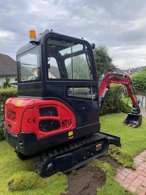 1000kg/1.0 Ton CE ISO Electric Home Used Garden Crawler Backhoe Garden Micro Household Farm Construction Greenhouse Excavator with Boom Swing and Radio! ! !