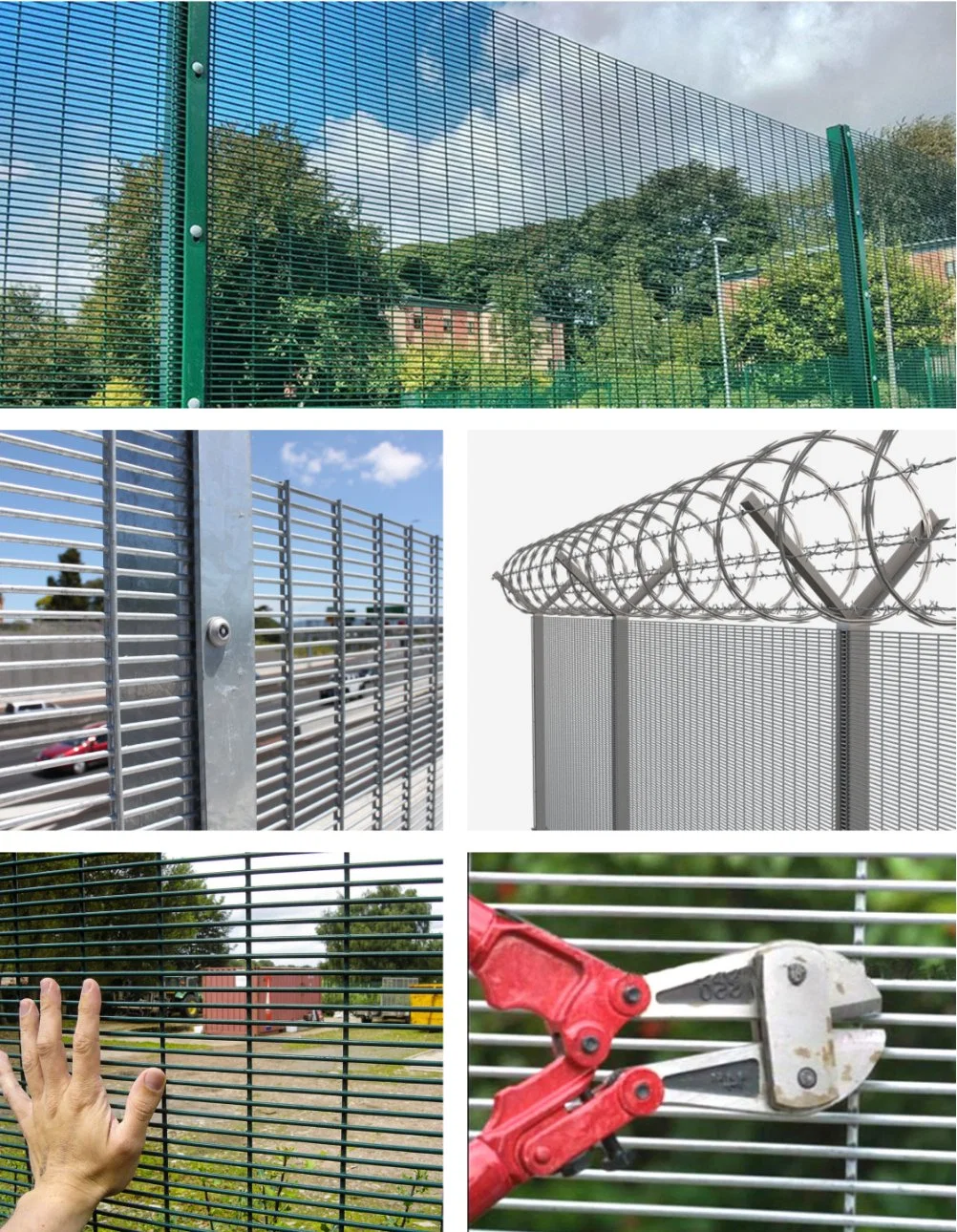 Factory Price High Security Steel 358 Airport Prison Anti Thief Metal Fence