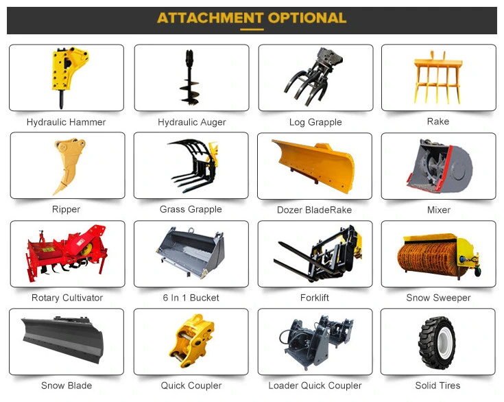 Hitachi Japan Sunward Hydraulic Mini Crawler Wheel Loader Excavator Towable Tractor Backhoe Injcetors Digger Price for Sale