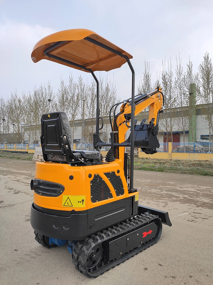 Earth Moving Mini 1000kg 1ton Mini Excavator with Yellow Red Yellow Green Color