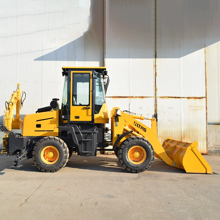 Ltmg Chinese Manufacturer CE Approved 4WD Backhoe Loader Compact 1.8 Ton 2.5 Ton Mini Backhoe Loader with EPA Engine