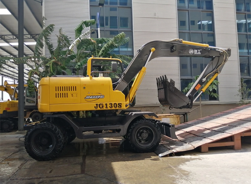 Chinese New Hydraulic Digger Wheel Excavator Big Construction Machinery