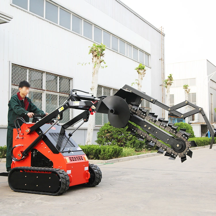 Euro 5 CE EPA Truck Backhoe Small Diesel Battery Hydraulic Bagger Crawler Tracked Mini Wheel Skid Steer Construction Loader