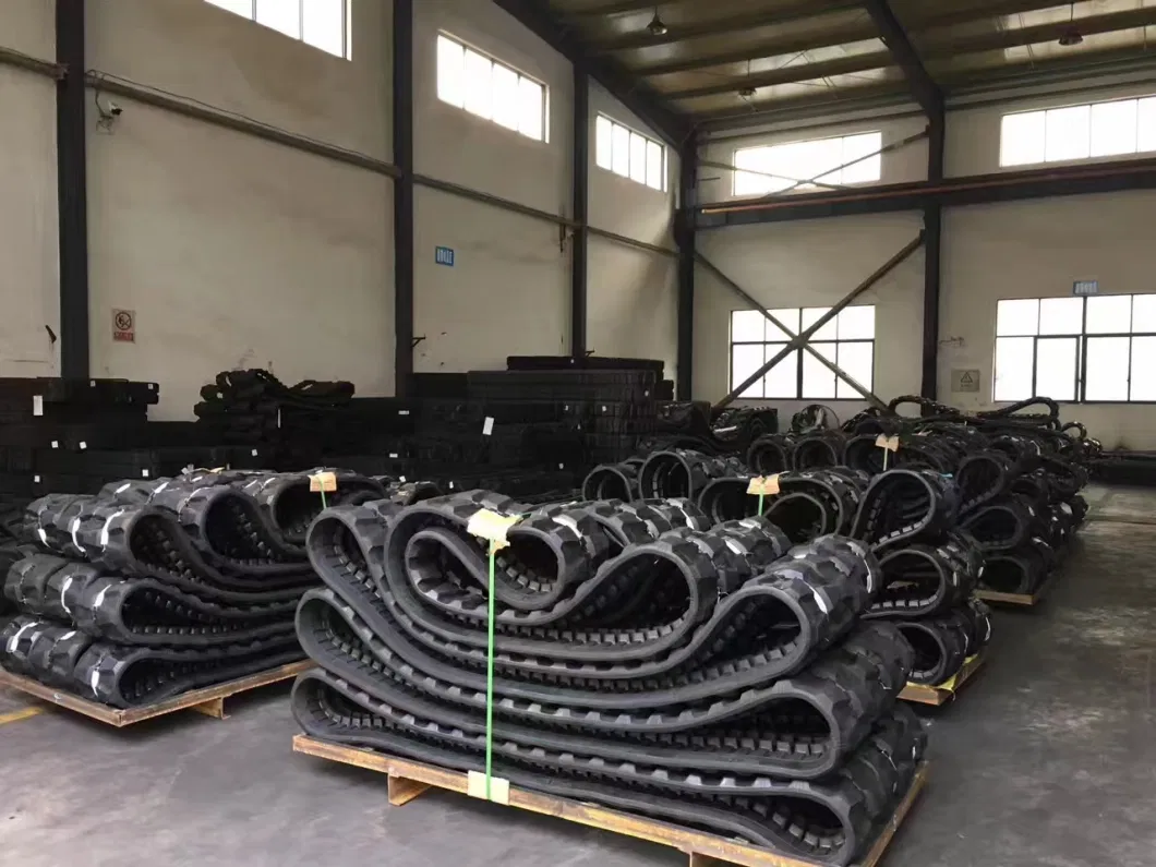 Manufacture of High Quality Rubber Track Price for Chassis Parts of Construction Machinery, Excavator Loaders and Drilling Rigs