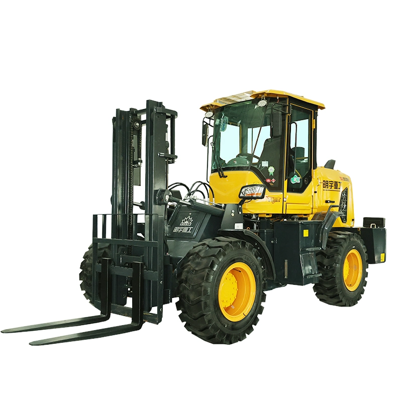 Four Wheel Drive Mingyu 5 Ton 4.5 Ton Rough Terrain Forklift 4WD Myzg Diesel All Terrain Forklift Price