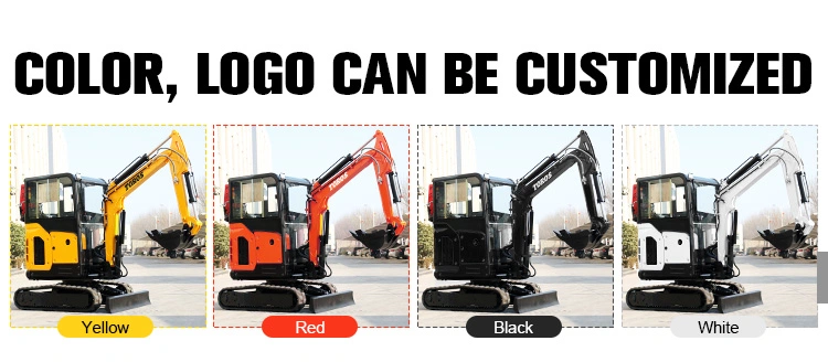 EU5 CE Chinese Excavator Manufacturer Diesel Hydraulic Crawler Excavator 2.5 Ton Mini Excavator Prices 2.6 Ton Mini Digger Cheap 30%off 5ton Excavator