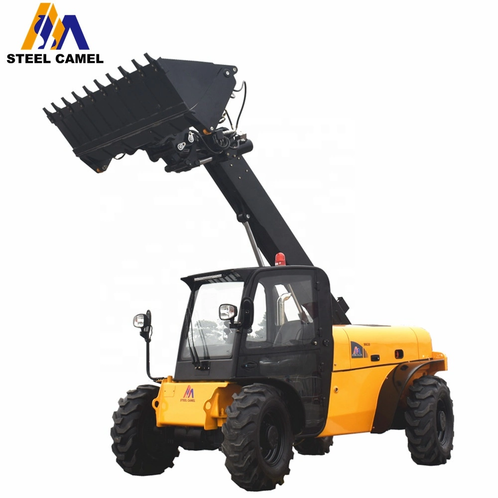 Hydraulic Boom Forklift 3 Ton Telescopic Telehandler 4X4 Material Tele Handler with Fork and Bucket