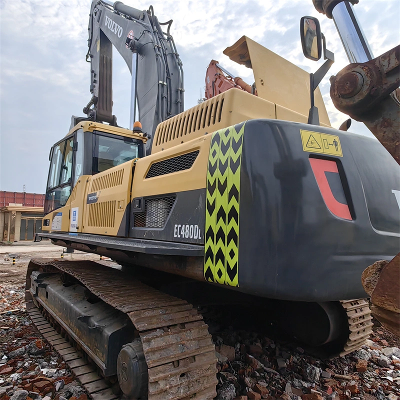 Huge Used Volvo 480 Excavator with High Quality Crawler Digging Machinery