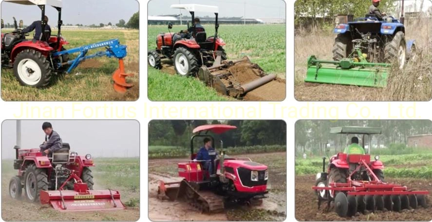 Good Quality Construction Machinery100HP 120HP Farming Four Wheel Drive Multi Functional Agriculture Tractor Garden Tractor with Front Loader