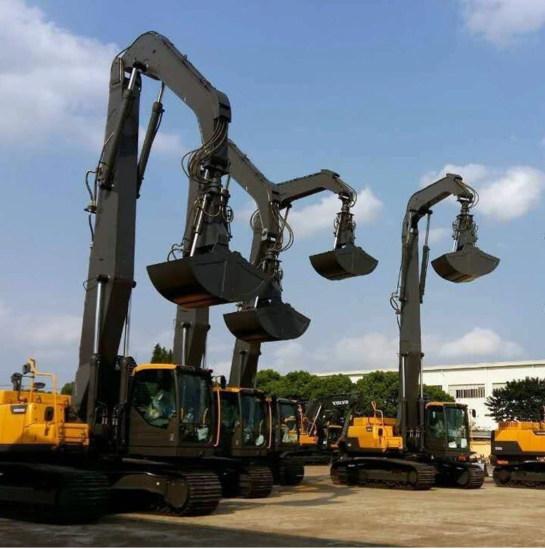 1.2cbm Loading Material Handler Hydraulic Clam Shell Grab Bucket for 20ton Excavator