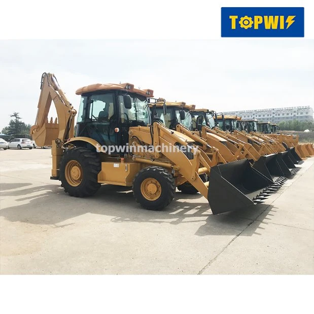 Chinese Hydraulic Heavy Equipment Mini Tractor Loader Backhoe