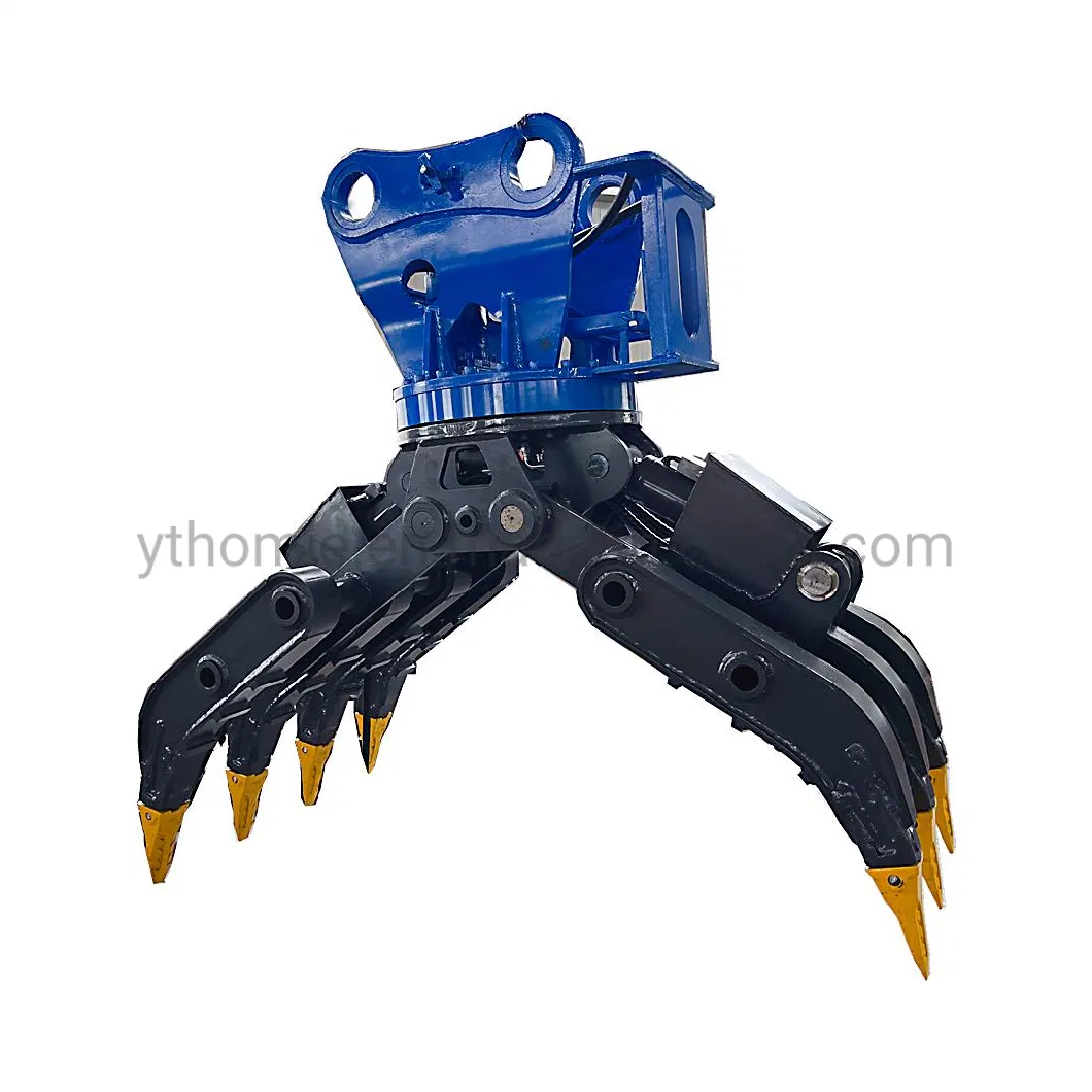 Hydraulic Excavator Grab 360 Rotating Stone Grab for Excavator Construction Work