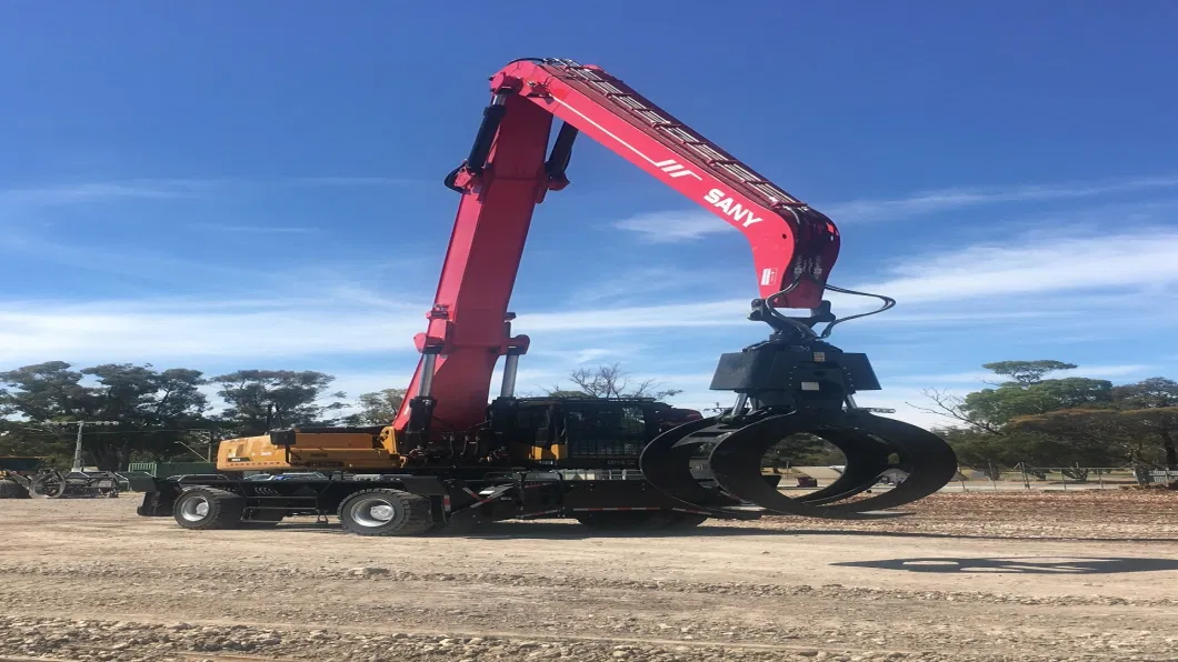 San/Y 70 Tons Track Type Mobile Crawler Material Handler with Cola Grab