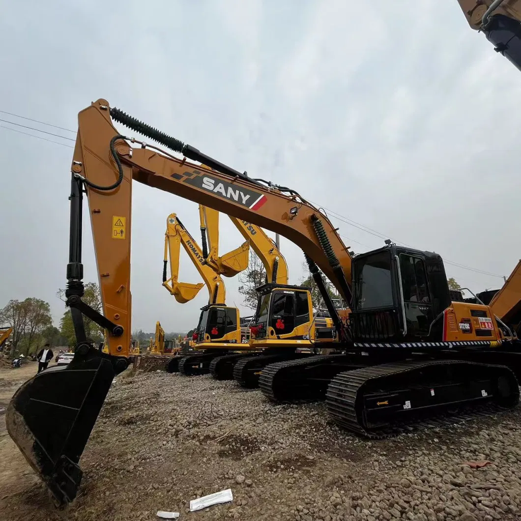 Second-Hand Crawler Excavator Sany 215 Twenty-Ton Excavator Cheap Medium-Sized Excavator for Sale at Low Price