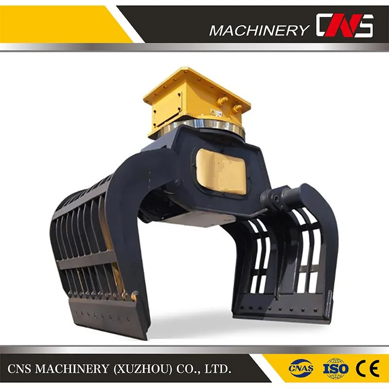 High Quality Hydraulic Rotary Excavator Selector Sorting Grab Demolition Grapple Attachments Rock Sorting Grab