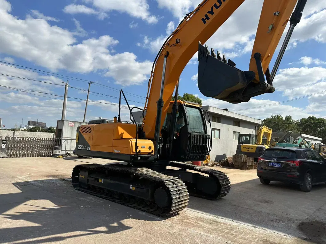 New Arrival Used Hyundai 220-9 Used Crawl Excavator Excavators Manufactured in Korea Original Excavator Hyundai 220-9