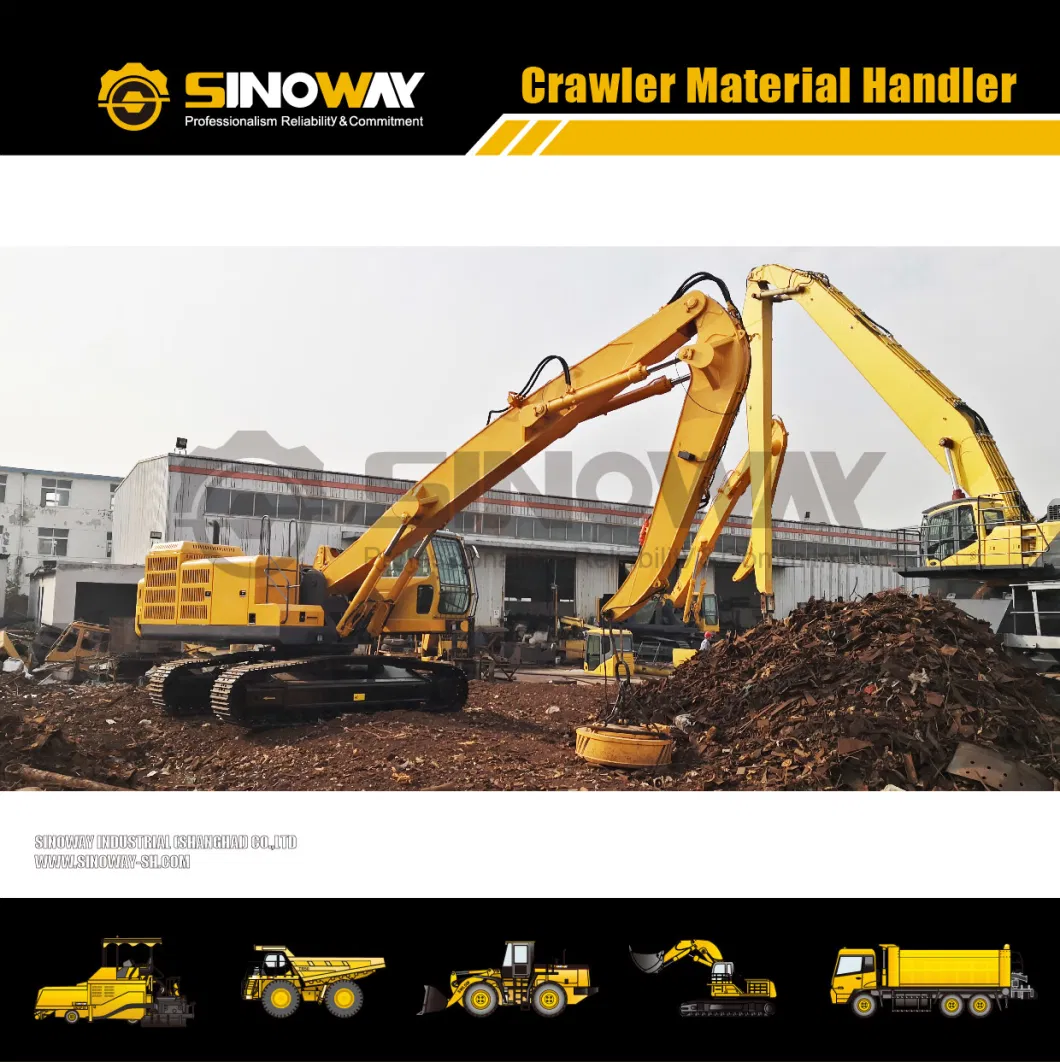 42ton Material Grabbing Excavator for Coal and Scrap Handling