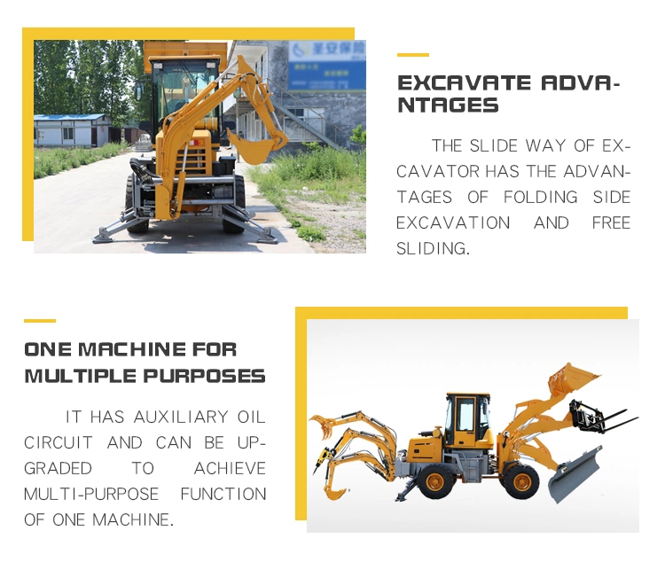 Hitachi Japan Sunward Hydraulic Mini Crawler Wheel Loader Excavator Towable Tractor Backhoe Injcetors Digger Price for Sale