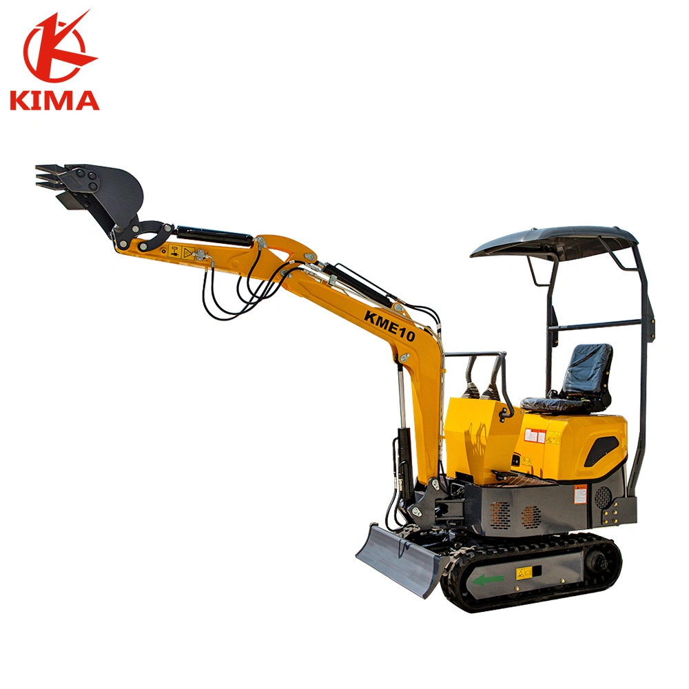 1.0 Ton Chinese Crawler Digging Equipment Mini Excavator With CE