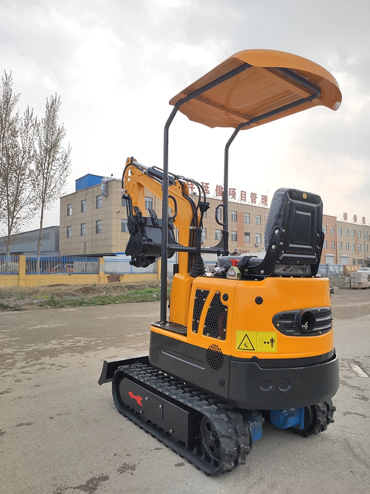 Earth Moving Mini 1000kg 1ton Mini Excavator with Yellow Red Yellow Green Color